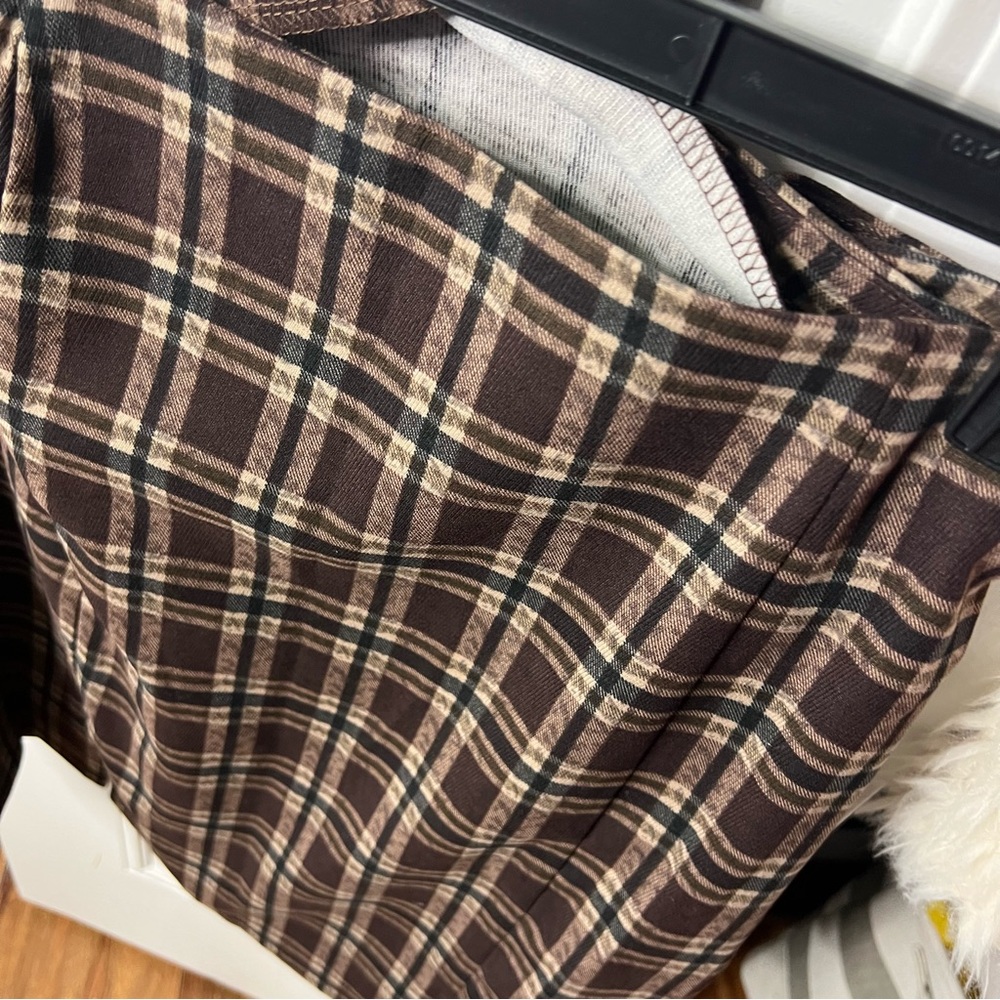 Plus Size Plaid Mini Skirt 4XL